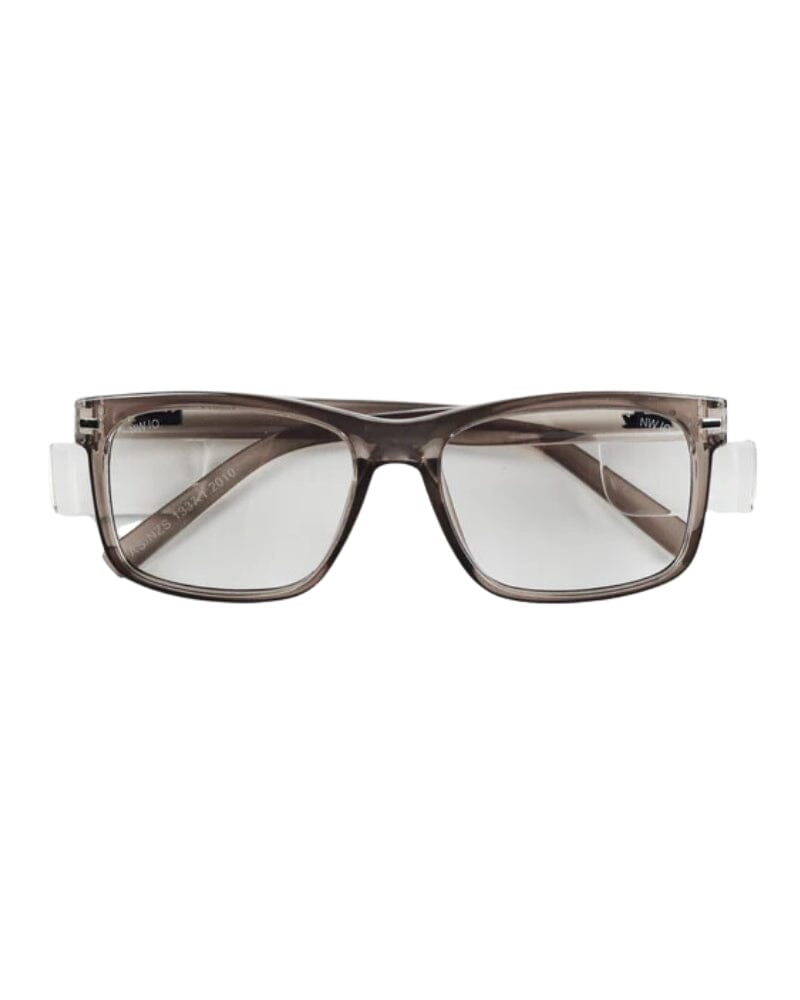 Kenneth Safety Glasses - Steel/Clear