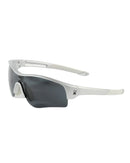 Rev Polarised Safety Glasses - Silver/Smoke