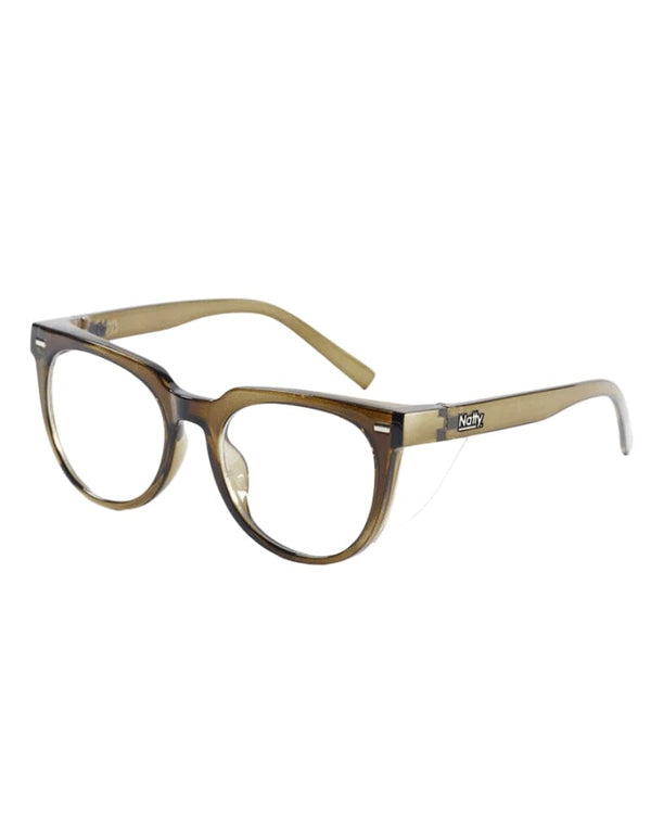 Roys Safety Glasses - Olive/Clear