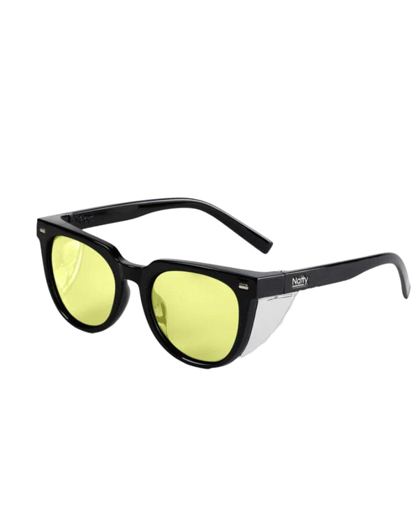 Roys Yellow Polarised Safety Glasses - Black