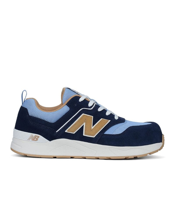 Elite Lite Safety Shoe - Blue/Coffee
