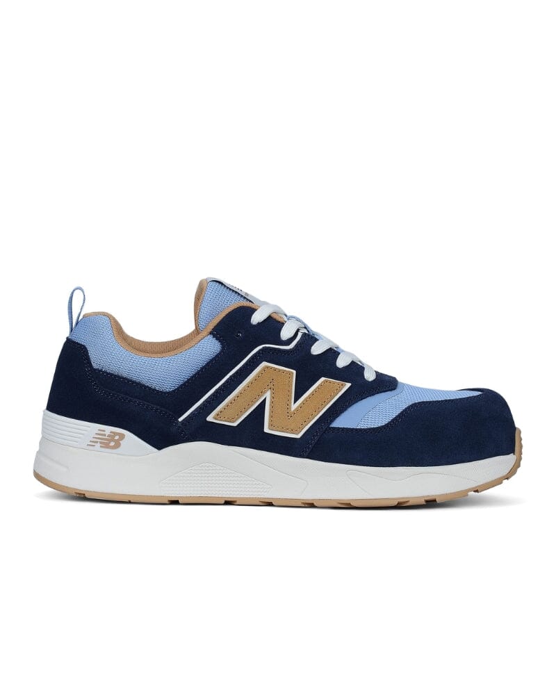 Elite Lite Safety Shoe - Blue/Coffee