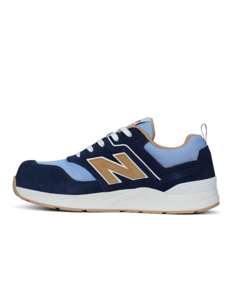 Elite Lite Safety Shoe - Blue/Coffee