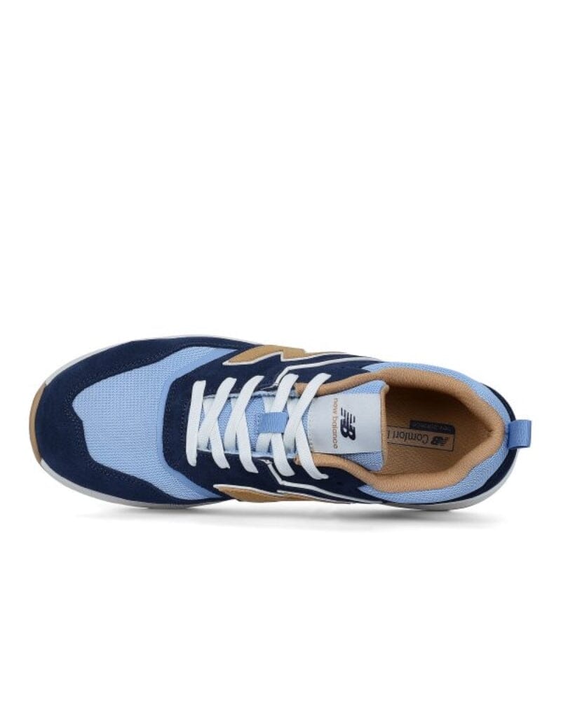 Elite Lite Safety Shoe - Blue/Coffee