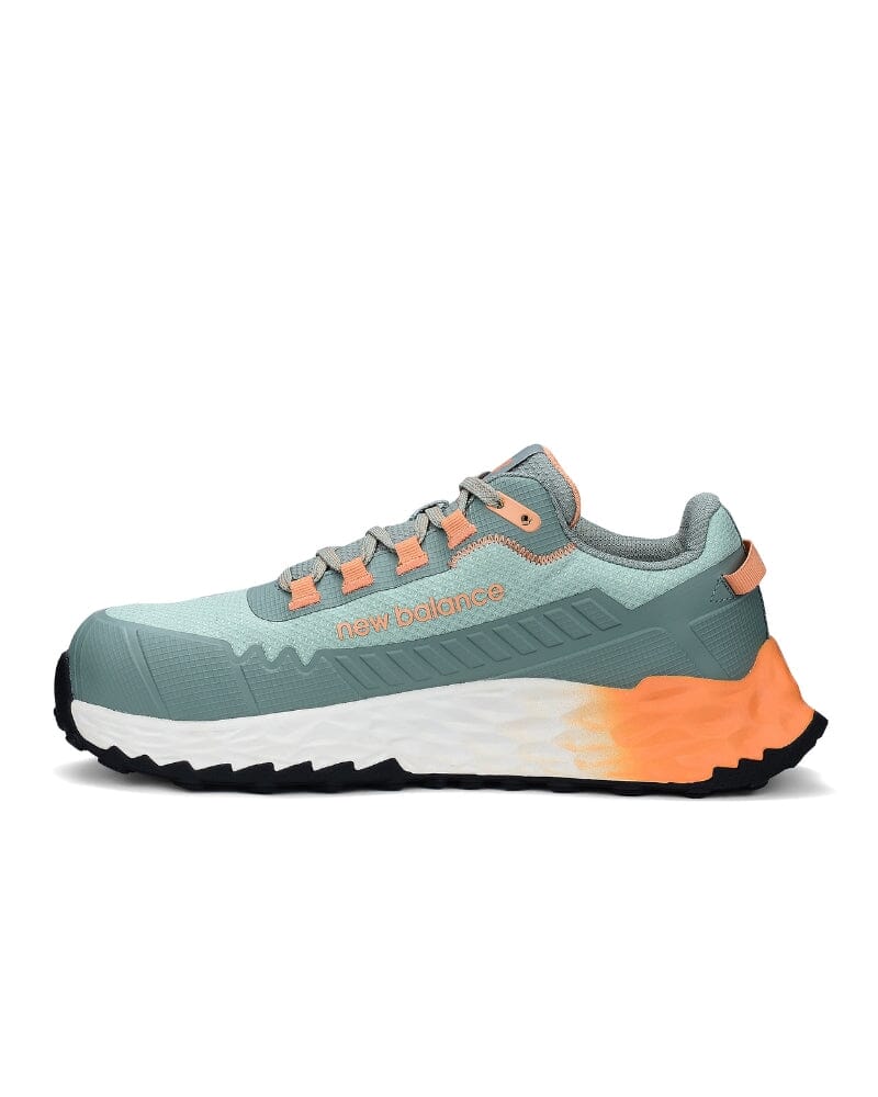 Womens Cremorne Safety Shoe - Aqua/Pumpkin