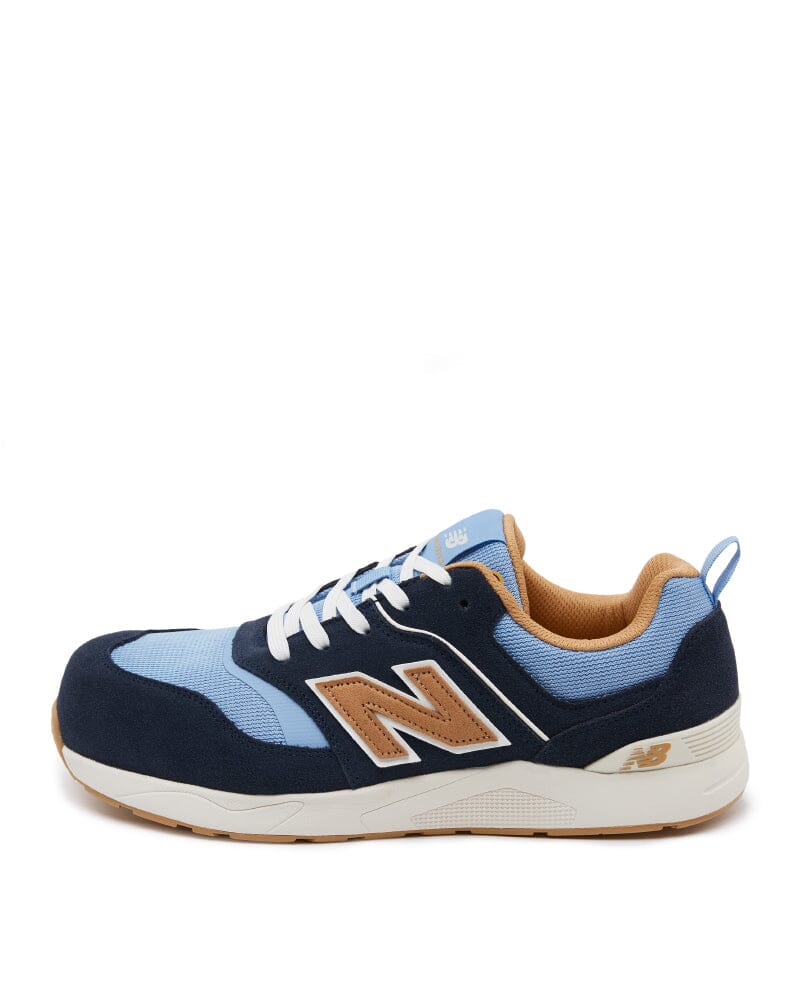 Elite Lite Safety Shoe - Blue/Coffee