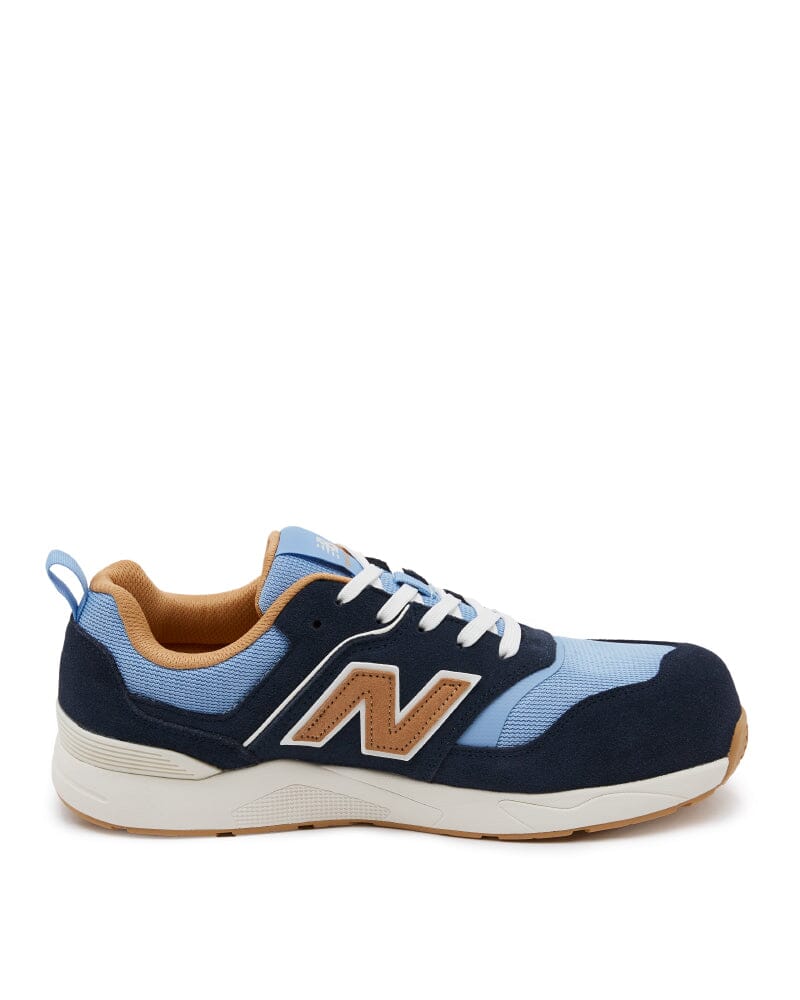 Elite Lite Safety Shoe - Blue/Coffee