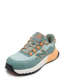 Womens Cremorne Safety Shoe - Aqua/Pumpkin