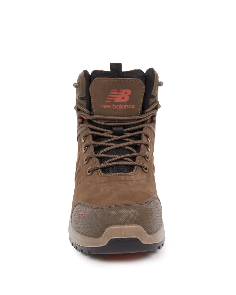 Calibre Zip Side Safety Boot - Chocolate