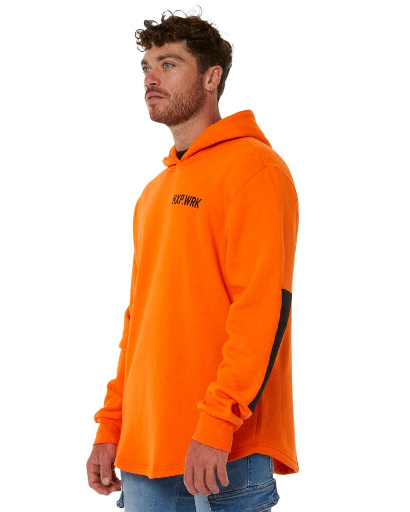 Blueprint Dual Curved Hoodie - Work Orange