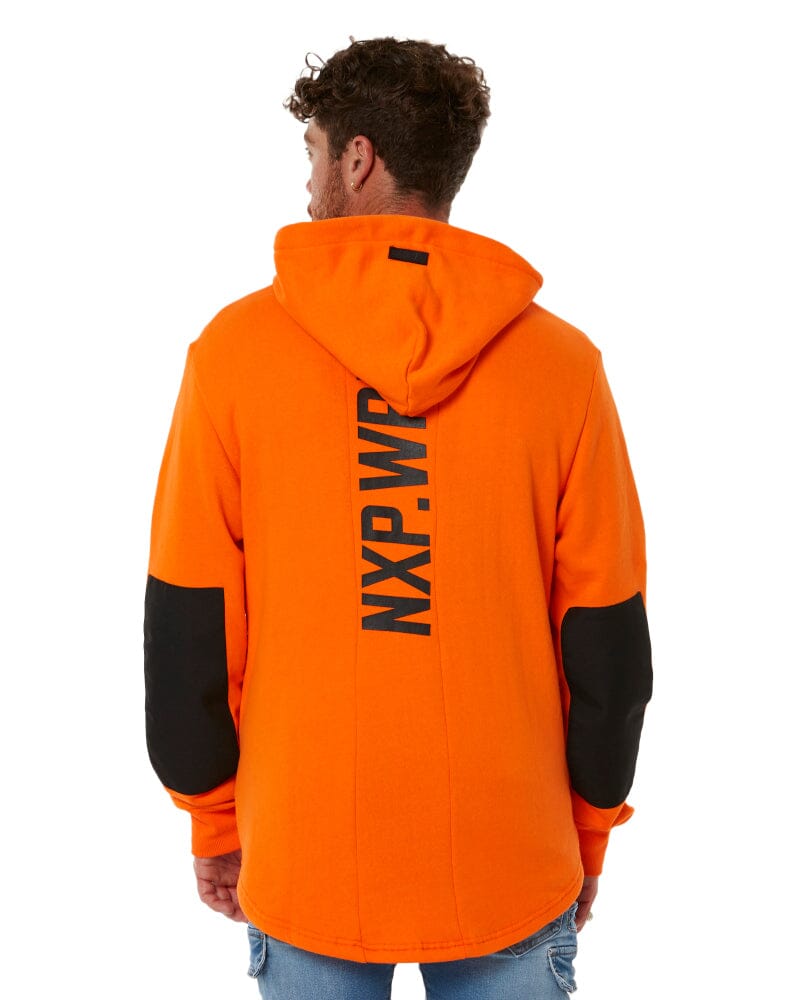 Blueprint Dual Curved Hoodie - Work Orange