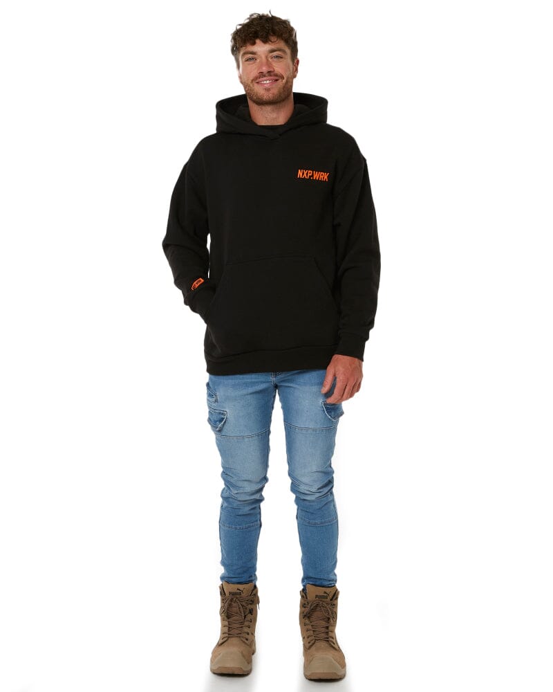 Concept Relaxed Fit Hoodie - Solid Black