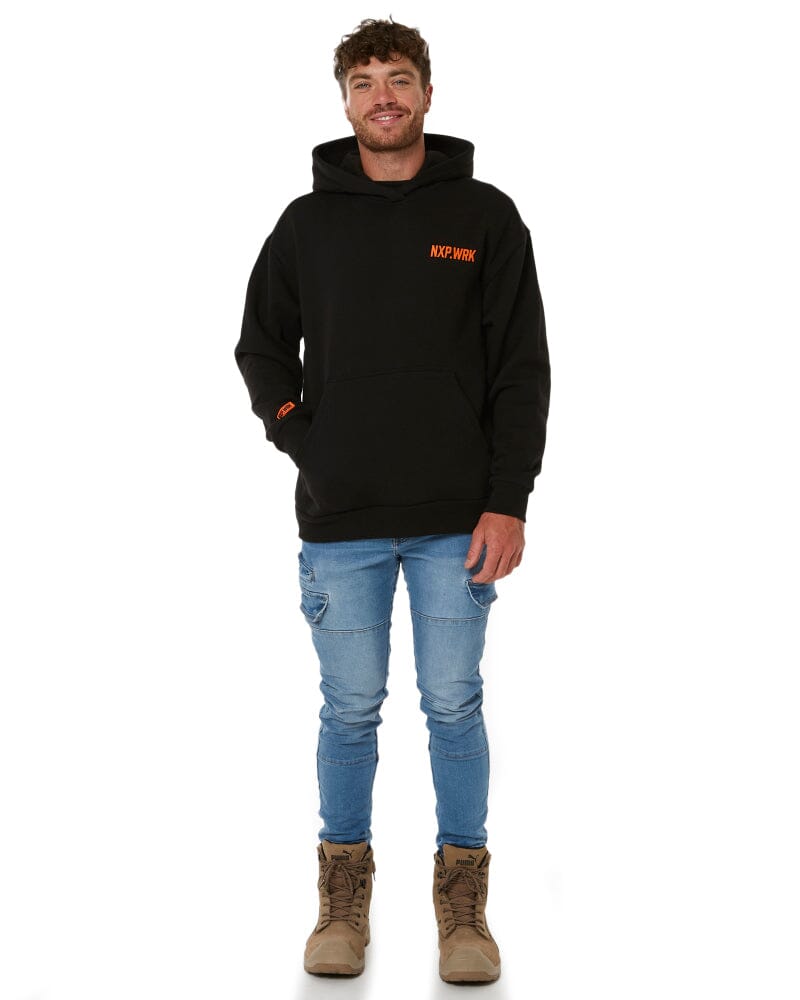 Concept Relaxed Fit Hoodie - Solid Black