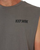 Blueprint Relaxed Muscle Tee - Charcoal