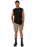 Blueprint Relaxed Muscle Tee - Solid Black