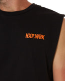 Blueprint Relaxed Muscle Tee - Solid Black