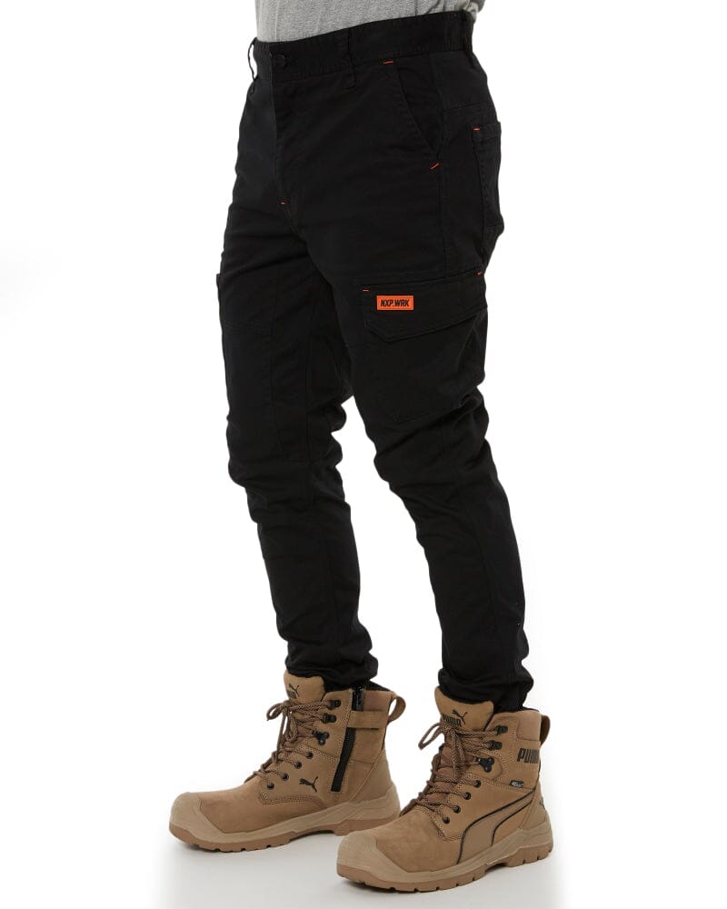 Crossover Slim Fit Jogger Work Pant - Black