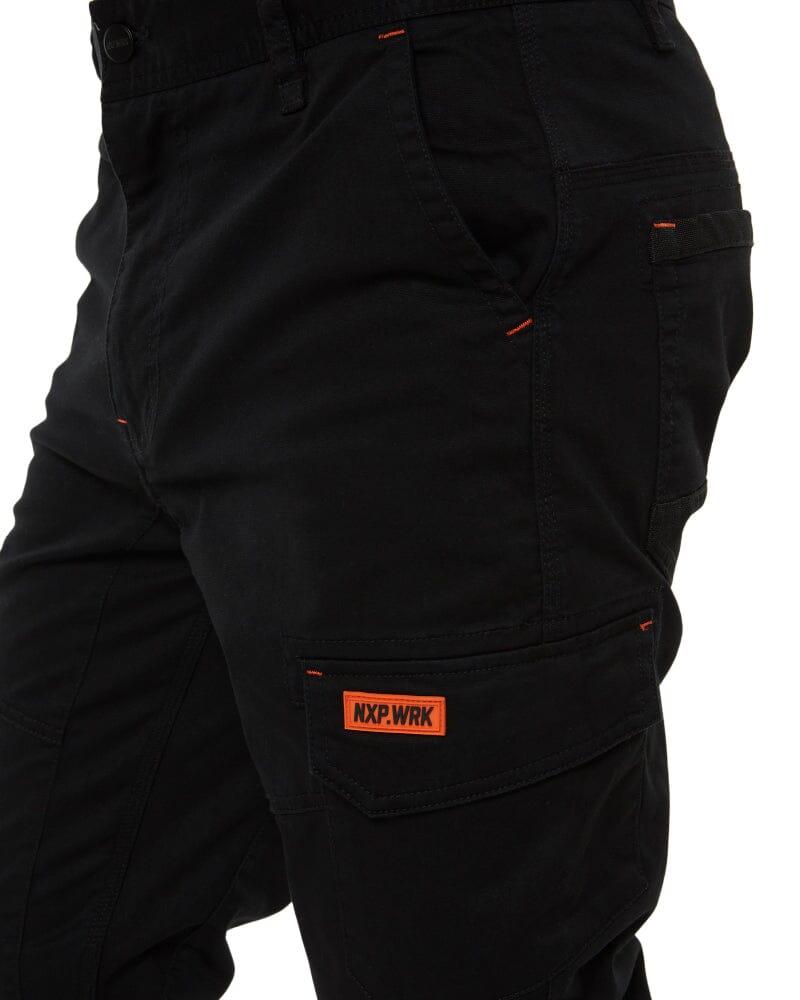 Crossover Slim Fit Jogger Work Pant - Black