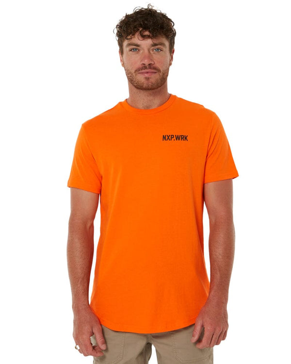 Blueprint Dual Curved T-Shirt - Work Orange