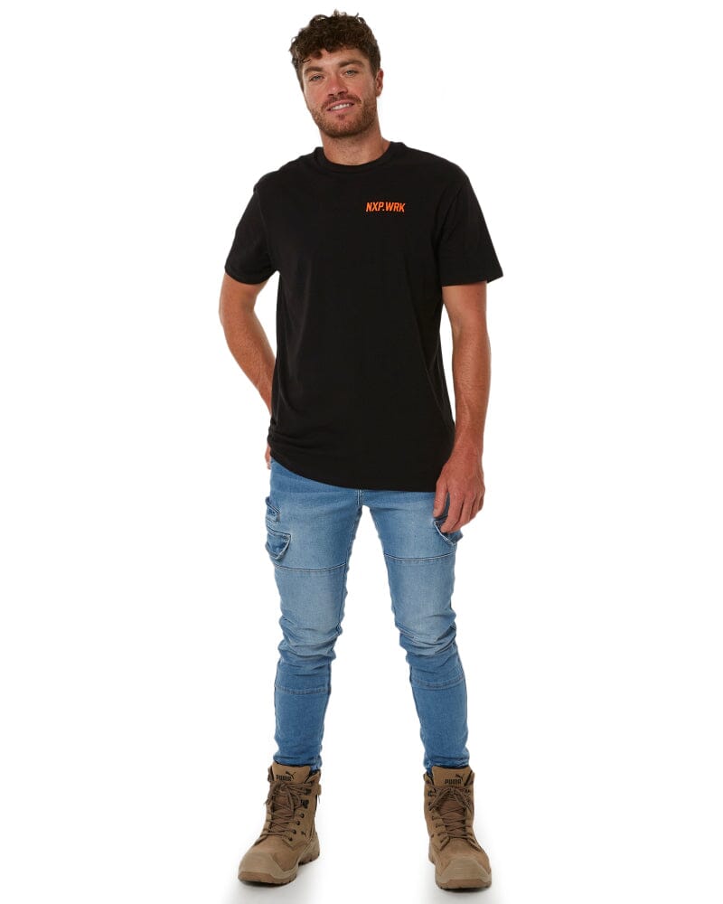 Concept Relaxed T-Shirt - Solid Black