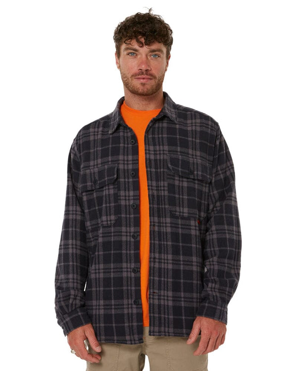 Platform Worker Shirt - Black Check