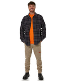 Platform Worker Shirt - Black Check