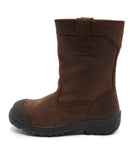 Pull On Riggers Boot - Brown