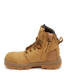 AT 54-533Z Zip Side Safety Boot - Wheat