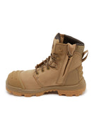 AT 54-552Z Zip Side Safety Boot - Stone