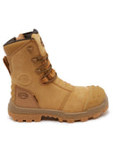 AT 54-585Z Hi Leg Zip Side Safety Boot - Wheat