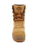 AT 54-585Z Hi Leg Zip Side Safety Boot - Wheat