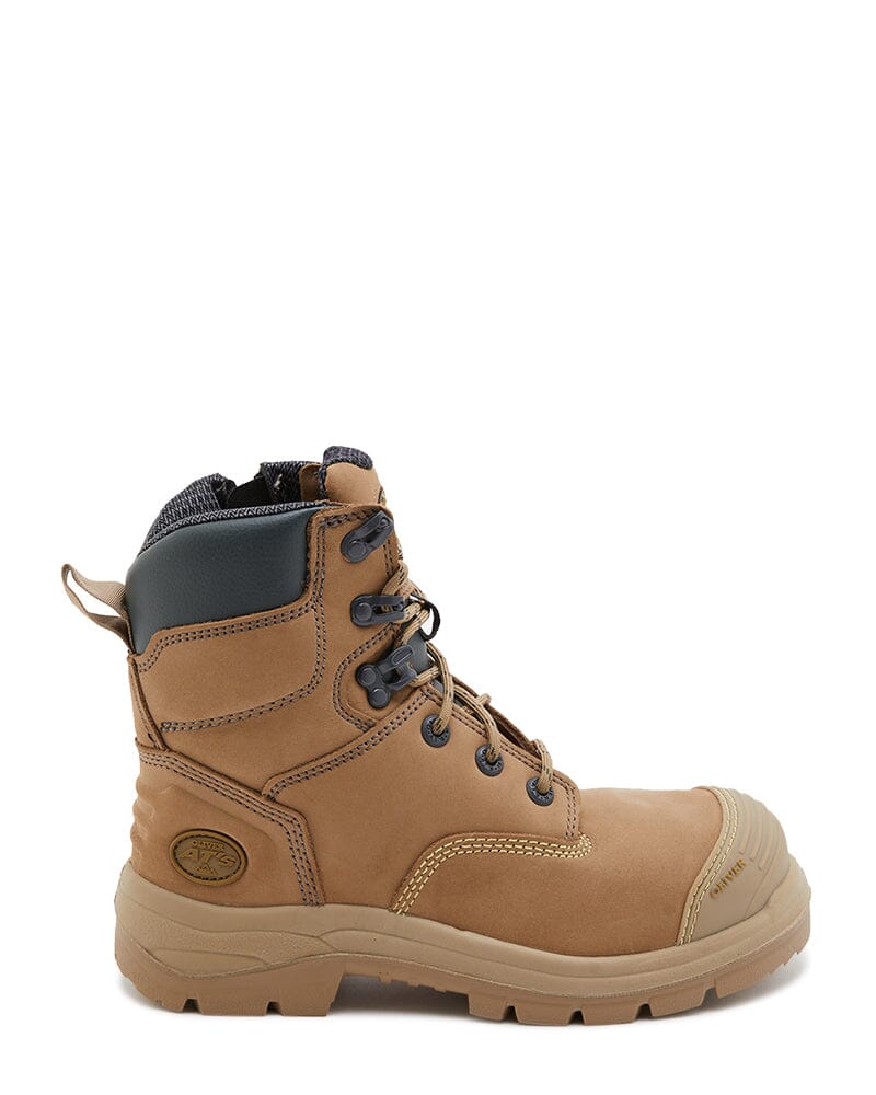 AT 55-352Z Zip Sided Boot - Stone