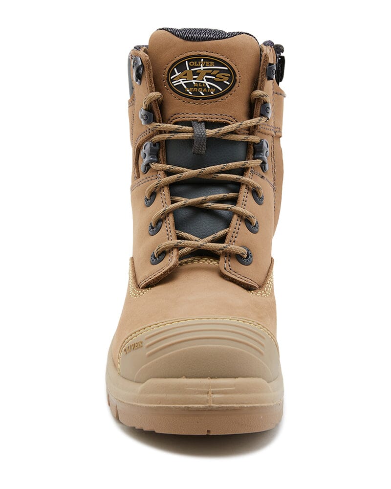 AT 55-352Z Zip Sided Boot - Stone