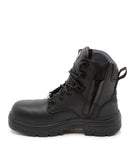Womens AT 59-446Z Zip Side Boot - Black