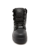 Womens AT 59-446Z Zip Side Boot - Black