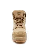 Womens AT 59-450Z Zip Side Boot - Stone