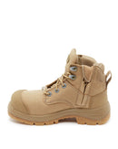 Womens AT 59-450Z Zip Side Boot - Stone