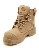 Womens AT 59-452Z Zip Side Boot - Stone