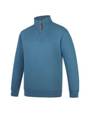Classic Zipper Fleece Pullover - Bluestone
