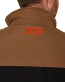 Two Tone Vest - Black/Whisky