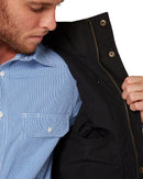 Two Tone Vest - Black/Whisky