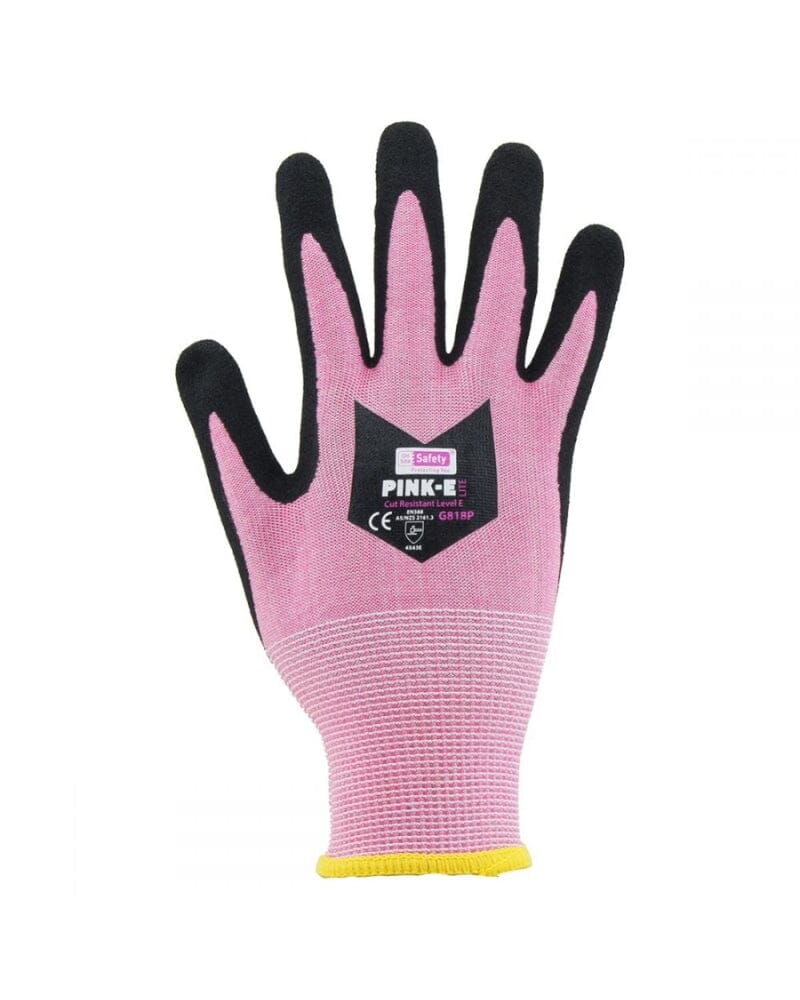 On Site Safety Pink E Gloves - Pink | Buy Online