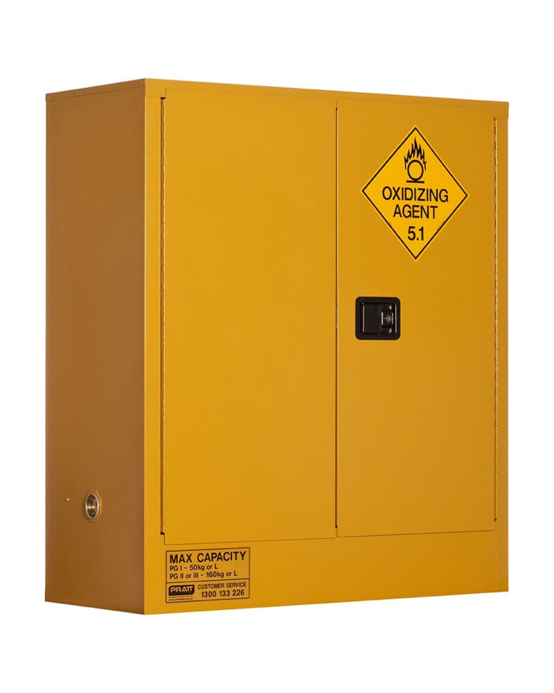 Pratt Safety Oxidizing Agent Storage Cabinet 160L 2 Doors 2 Shelves ...