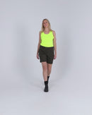 Womens Stretch Cotton Short - Olive