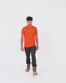 Cool Mesh Tee With Reflective Piping - Hi Vis Orange