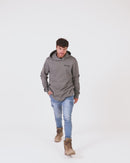 Blueprint Dual Curved Hoodie - Charcoal