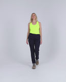Womens Stretch Cotton Cargo Pants - Navy