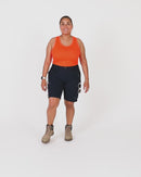 WS-5W Womens Stretch Ripstop Work Short - Navy