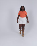 The Workz Womens Short - White