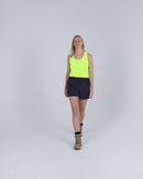 Womens Flex and Move 4-Way Stretch Elastic Waist Short - Navy